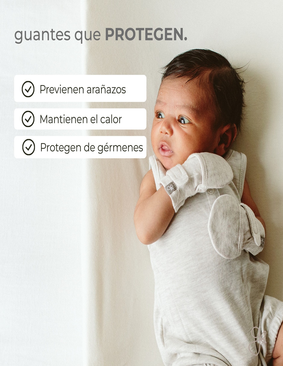 Set manoplas Goumikids de algodón unisex